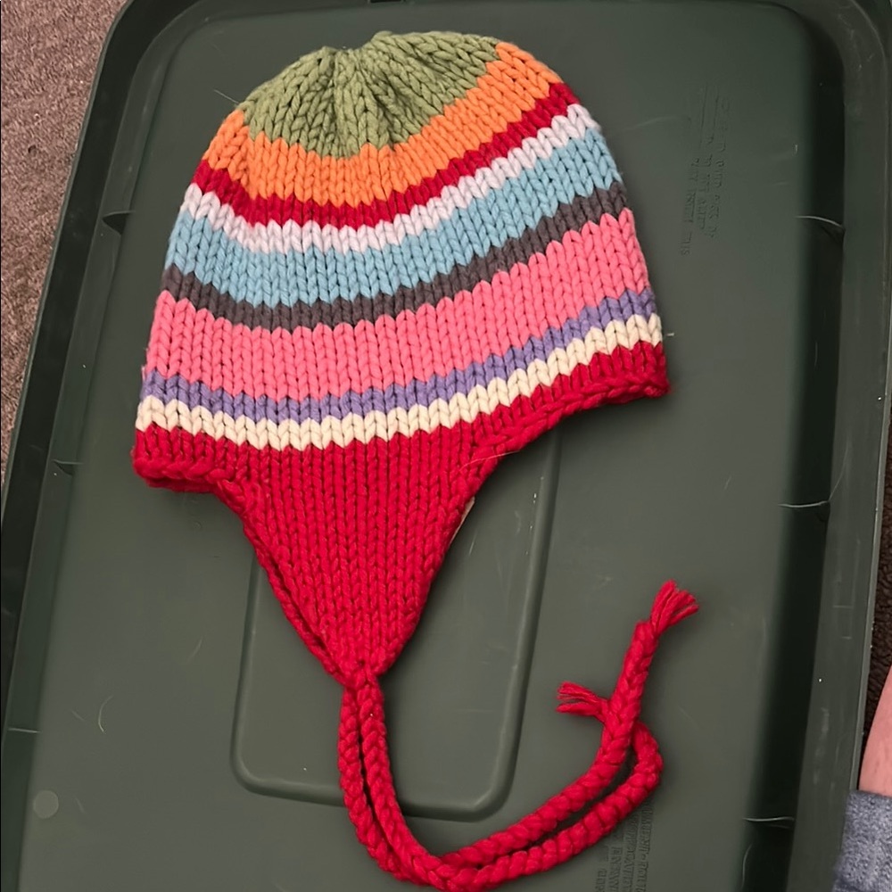 GAP Red and Pink Knit Accessory